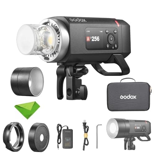 Image of Godox AD400 Pro II AD400Pro II 400Ws Flash, GN72, 30W Bi-Color Modeling Lamp, 460 Full Power Flash, 0.01-1s Recycle Time, 1/8000 HSS, Freeze Mode, Strobe Light for Canon, Sony, Nikon, Fuji etc