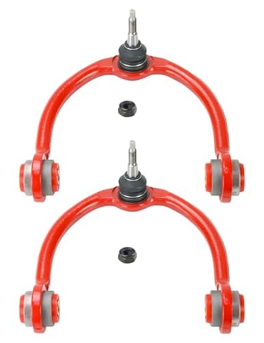 Image of Front Upper Control Arms for 2005–2010 Jeep Grand Cherokee WK & Commander XK – Upgraded Polyurethane Bushings, Red – K620188