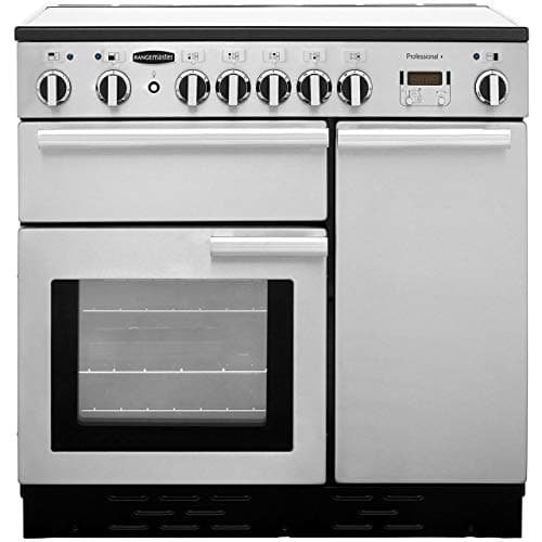 Image of Rangemaster Professional Plus 90 Electric Ceramic Range Cooker - Freestanding - PROP90ECCY/C - Cranberry