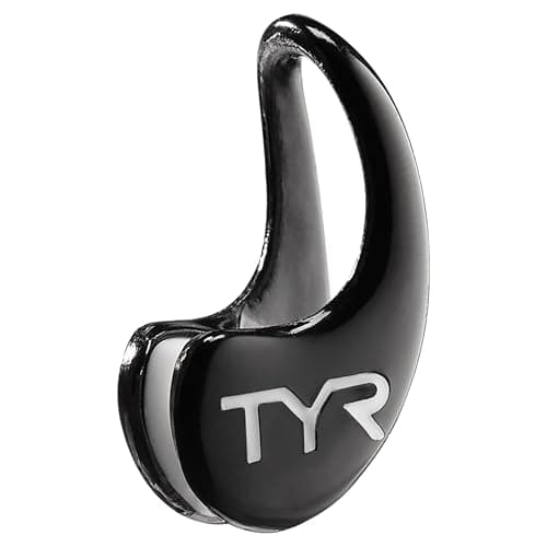 Image of TYR Unisex Adult ergo swim nose clip Nose Clip - black, M
