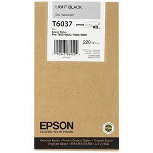 Image of 118675: Epson T6037 Light Black Ink Cartridge for Stylus Pro 7800/9800/7880/9880 (220ML) (C13T603700)