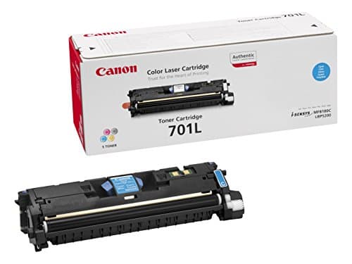 Image of Canon 701L CRG701LC - 9290A003 laser toner cartridge - 1 x cyan blue - 2000 pages MF8180 MF8180C LBP5200 MF 8180 MF 8180C LBP 5200