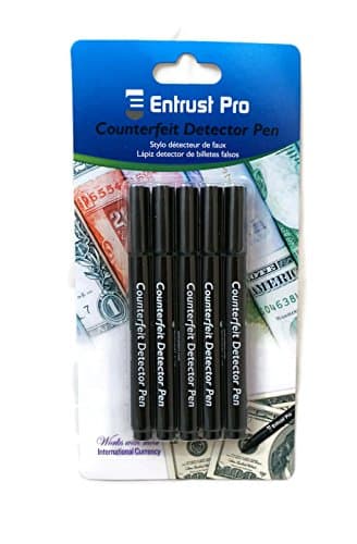 Image of 5-Pack Counterfeit Pens - Fake Money Detector Markers from Entrust Pro