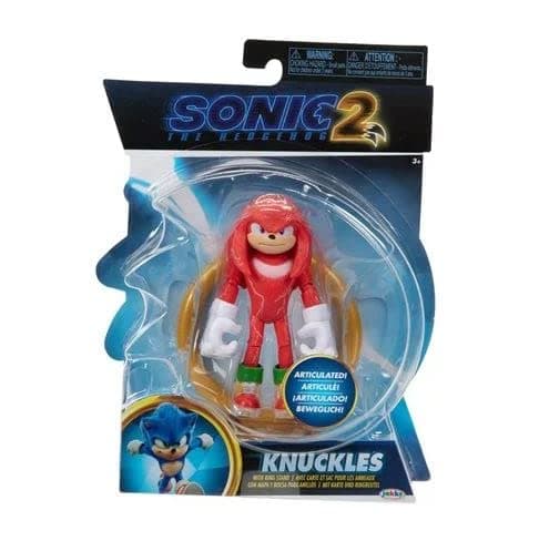 Image of Sonic The Hedgehog Sonic the Hedgehog 2 The Movie 4'' Articulated Action Figure Collection (Knuckles (Series 2))