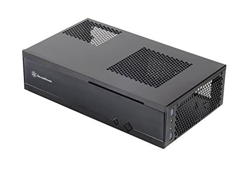 Image of SilverStone SST-ML05B - Milo Slim HTPC Silent Mini-ITX Computer Case, black