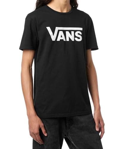 Image of Vans Classic Drop V SS Crew Tee-B, Black and White, L