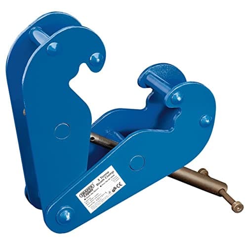 Image of Draper 48347 Expert Beam Clamp, 3 Ton,Blue