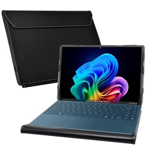 Image of Protective Case for Samsung Galaxy Book 5 360 15 NP750QHA NP750QHA-KG2US/Samsung Galaxy Chromebook Plus XE550XGA XE550XGA-KC1US/Samsung Galaxy Book 4 Edge 15 NP750XQAA NP750XQA-KB2US,Black