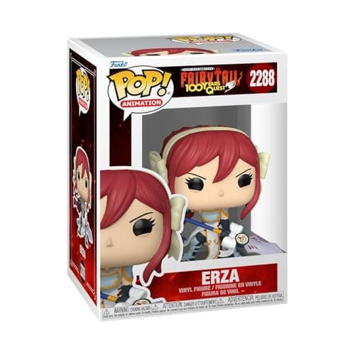 Image of Funko POP! Animation: Fairy Tail 100 Years Quest - Erza - Collectable Vinyl Figure - Gift Idea - Official Merchandise - Toys For Kids & Adults - Model Figure for Collectors and Display