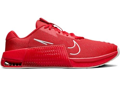 Image of NIKE Metcon 9 Men's Trainers Sneakers Shoes DZ2617 (University Red/Gym Red/Pure Platinum 600) UK8.5 (EU43)