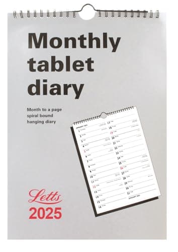 Image of Letts of London 2025 Monthly Tablet Diary 2025