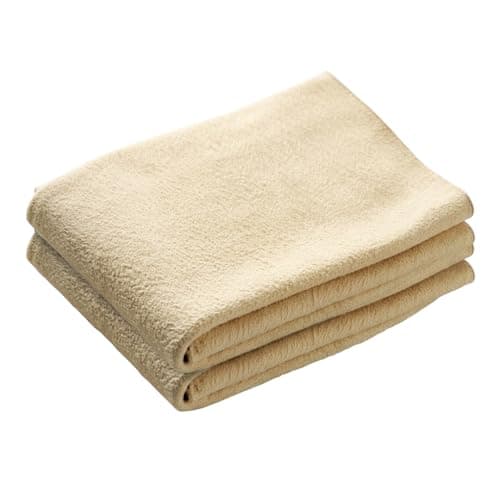 Image of Waxacar 2 x 3 sq ft Chamois Leathers for Cars, Large Shammy Cloth Absorbent Car Drying Towel Natural Leather Lint Free Streak Free for Auto Detailing, Glasses, Mirrors, Windows and Kitchen