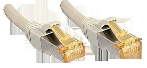 Image of LINDY 0.3m RJ45 S/FTP LSZH Ethernet Cable, Grey