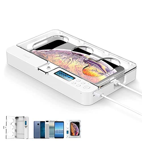 Image of iDiskk Phone Lock Box with Timer Phone Jail,Self-control Phone Safe Lock Box for All iPhone and Most Android Phones, Electronic Timer Locker Gift for Kids, Students, Parents, Lock Phone Away(Crystal)