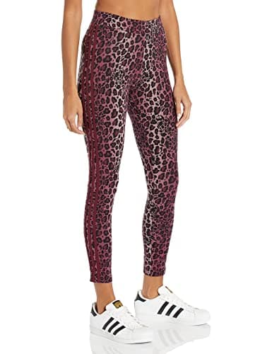 Image of adidas Originals Women's 7/8 Leggings, Maroon/Multicolor, Medium