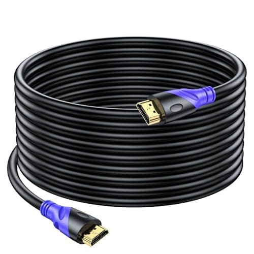 Image of Rommisie 4K/60HZ HDMI Cable 10M (HDMI 2.0,18Gbps) Ultra High Speed Gold Plated Connectors,Ethernet Audio Return,Video 4K,FullHD1080p 3D Compatible with Blu-Ray,TV, Playstation, PS3, PS5, PC, HDTV