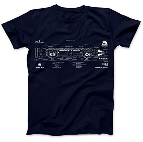 Image of Robot Rave Alpha Moonbase Space T-Shirt Navy Blue