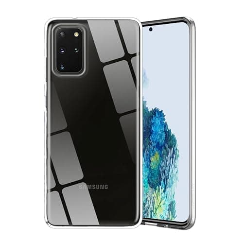 Image of Clear Case for Samsung Galaxy S20 Plus 5G Soft TPU [Military-Grade Drop Protection] Shockproof [Anti Yellow] Slim Fit Transparent Cover