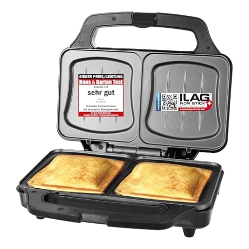 Image of emerio ST-109562.17 Sandwich Maker, Stainless Steel