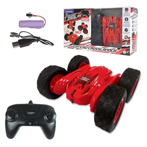 Image of LEXIBOOK, Vertical Crosslander®, All-terrain remote control car, up to 12km/h, light effects, several positions, gravity sensor, 2.4Ghz remote control included, rechargeable, RC55
