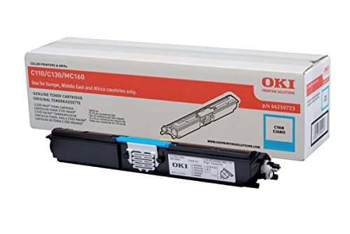 Image of OKI C110/C130 Laser Toner Cartridge High Yield Page Life 2500pp Cyan Ref 44250723