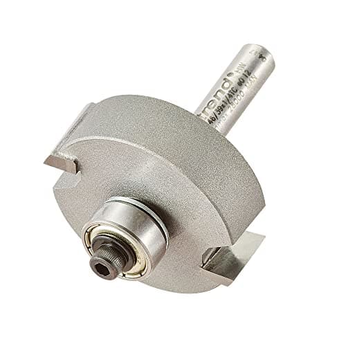 Image of Trend Professional Bearing Guided Rebater Router Cutter, 1/4 Inch Shank, 35mm Cut Diameter, 12.7mm Cut Length, Tungsten Carbide Tipped, 46/39X1/4TC
