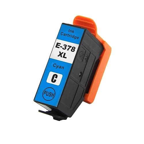Image of Go Inks Cyan E-378XLC Compatible Ink Cartridge for use with Epson Expression Photo Printers (Pack of 1)