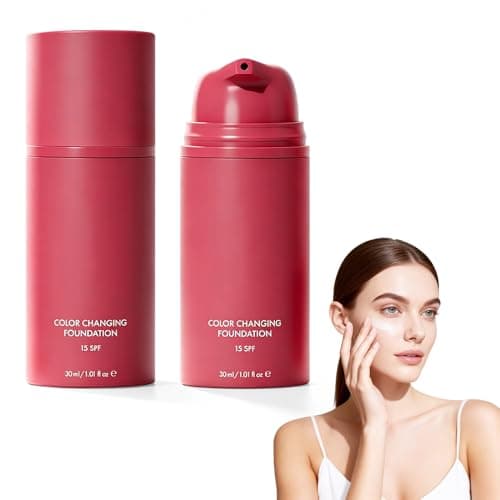 Image of Smooche Foundation Korean, Colour Changing Foundation, Moisturizing Concealer Brighten Long-Lasting, Natural Finish, Even Skin Tone For All Skin Types (1pcs)