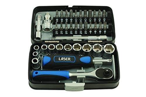 Image of Laser 5960 Socket & Bit Set 1/4"D 38pc