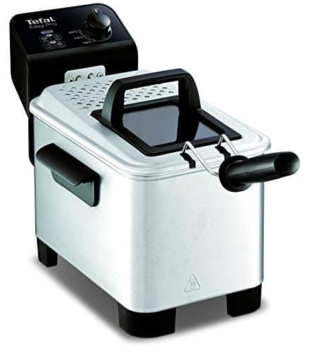 Image of Tefal Easy Pro Deep Fryer, 3L Oil Capacity, 1.2kg of Food, 4 Portions, 2100W, Semi Professional, Compact Design, Cool Zone Technology, Easy Cleaning, Stainless Steel - FR333040