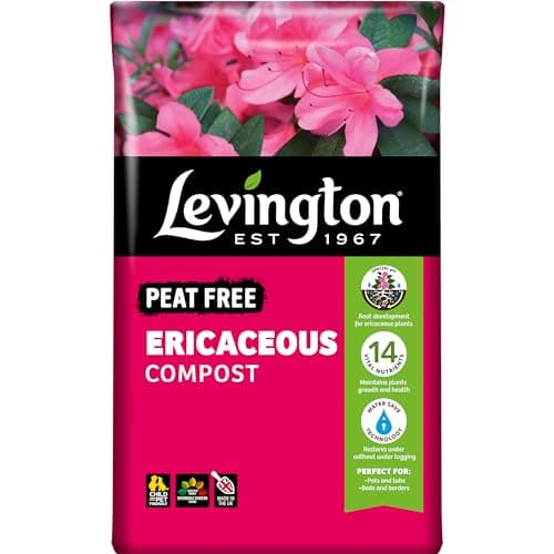 Image of Levington PEAT FREE Ericaceous Compost, 50 litre compost for acid-loving plants
