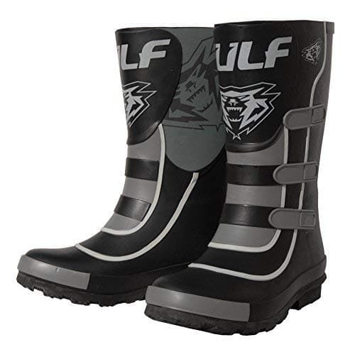 Image of Wulfsport Mud Stomper Junior Wellington Boots (EU 35 / UK 3, Black)