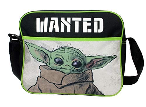 Image of Star Wars The Mandalorian The Child WANTED Messenger Courier School Cross Body Bag