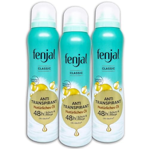 Image of Fenjal Sensitive Deodorant Spray 3 x 150 ml Pack of 3