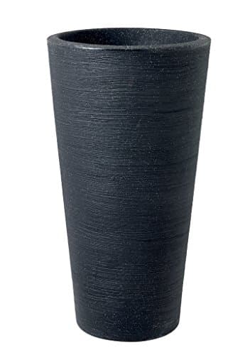 Image of Stewart Varese Tall Planter, Granite Effect, 40 cm