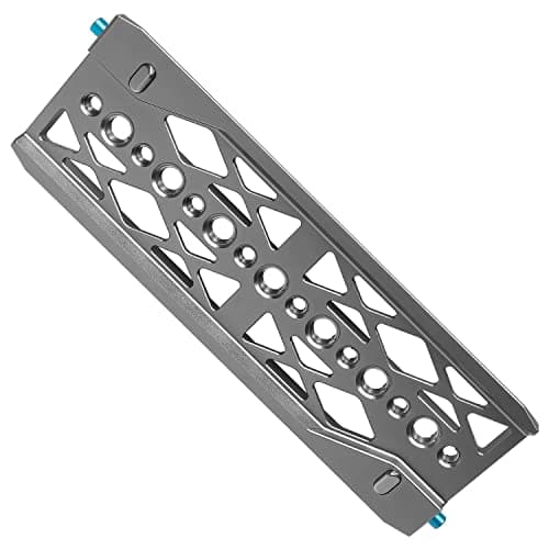 Image of KONDOR BLUE | 8" ARRI Lightweight Dovetail Plate | Sliding Dovetail Designed to Balance Heavy Camera Equipment for Professional Workflows | Space Gray