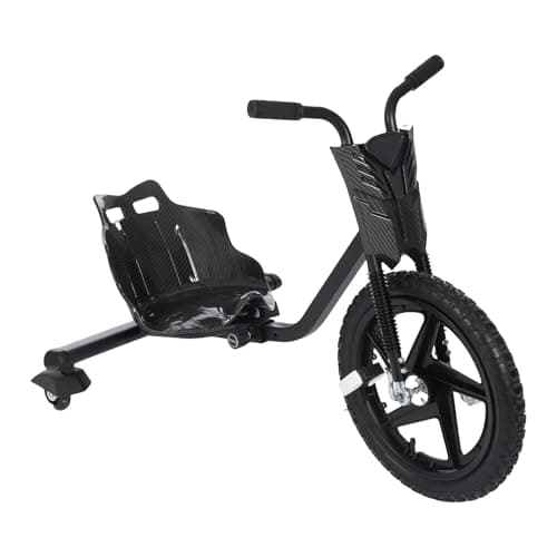 Image of Kids Drift Trike Scooter, 3 Wheel Kids Drift Cart, Pedal-Drift Bike Bicycle, Adjustable Seat, for Children over 6 Years Old in Homes Amusement Parks etc, 80kg Capacity