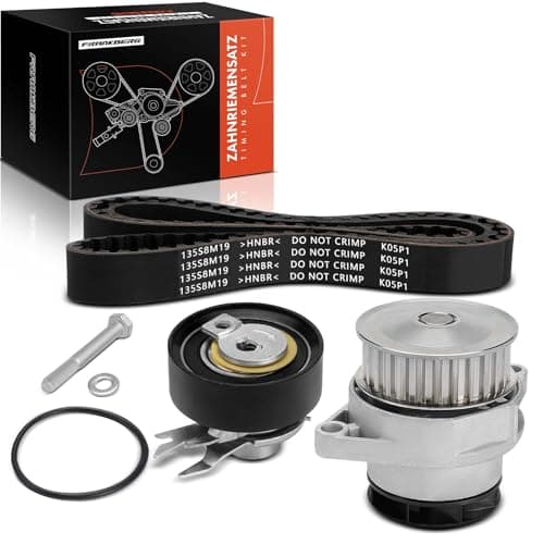 Image of Frankberg Timing Belt Repair Kit Camshaft Belt Repair Kit with Water Pump Petrol Compatible with Fox Hatchback 5Z1 5Z3 5Z4 1.4L 2005-2009 Polo 9A 9N 1.4L 2002-2009 Replace#