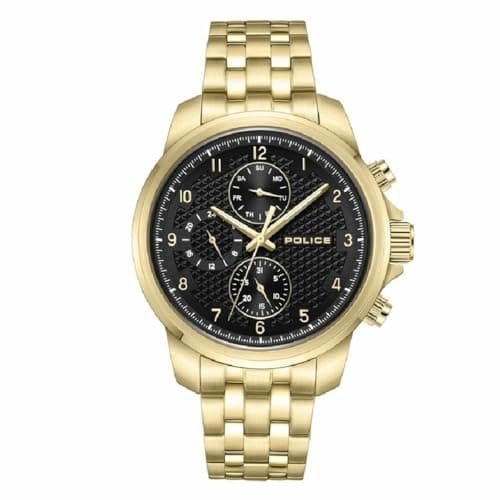 Image of Police Mensor PEWJK0021506 Men's Analogue Quartz Watch with Stainless Steel Bracelet