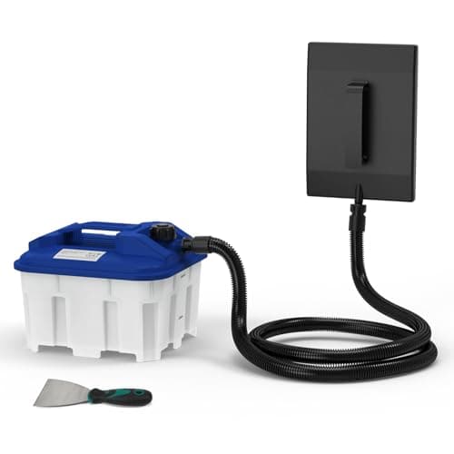 Image of VLOXO 2300W Wallpaper Steamer Stripper 4.5L Tank Wallpaper Remover 70-Minute Max Continuous Steam Wallpaper Steamer for Vinyl, Multi-Layered, Painted, Textured Coatings with Wallpaper Scraper-Blue