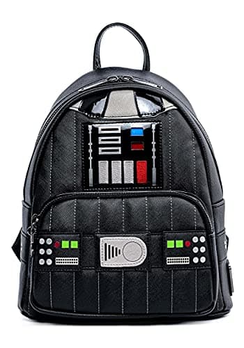 Image of Loungefly Star Wars Darth Vader Light Up Cosplay Womens Mini Backpack Purse