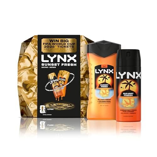 Image of Lynx Gift Set Sunset Fresh Win Big with a body wash and body spray for a chance to win FIFA World Cup 2026™ tickets 2 piece
