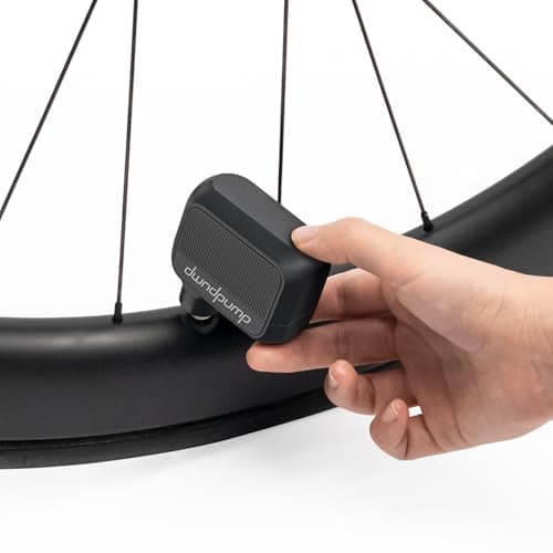 Image of dwndpump Mini Bike Pump, 100 PSI Electric Bike Air Pump, Portable Bike Tyre Pump for Road Bike, Cordless Smart Bicycle Pump with Presta and Schrader Valve(No Pressure Gauge)