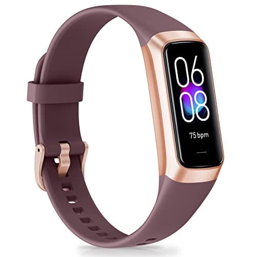 Image of KWEROE Fitness Tracker Activity Tracker 1.10''AMOLED Touch Color Screen, Step Counter with 24/7 Blood Oxygen Heart Rate and Sleep Monitor, Calorie Pedometer Health Smart Watch for Women Men