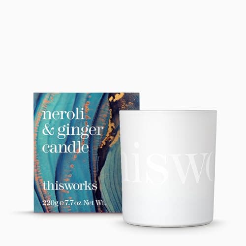 Image of This Works Neroli & Ginger Candle, 220 gm - Hand Poured and Blended with Essential Oils - Uplifting and Refreshing