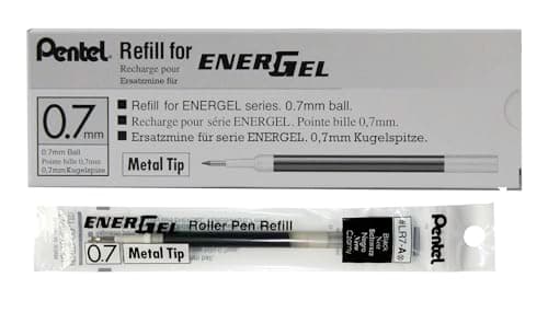 Image of Pentel Liquid Gel Refill - Black (Box of 12 Refills) 1 - Pack, LR7-A