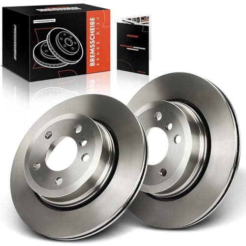Image of Frankberg Brake Disc Set incl. 2x Discs Rear Vented Ø320mm Compatible with X3 E83 Replace# 34213332217