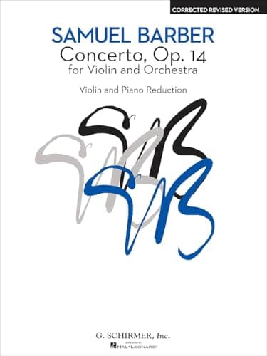 Image of Samuel Barber: Violin Concerto (Violin & Piano) Revised version