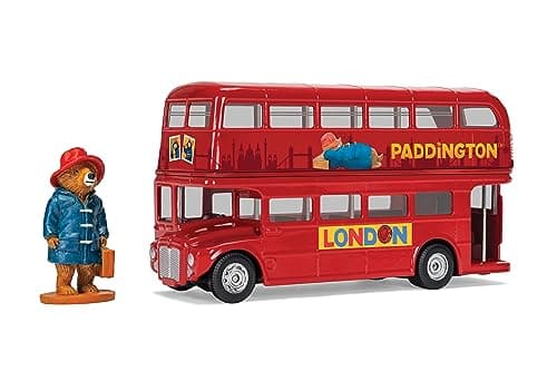 Image of Corgi Diecast Model Cars - CC82331 Paddington London Bus and Figurine - Men, Women & Kids Souvenir Gifts from UK - Small Die Cast Toy Car Models for Boys, Gift for Motor Enthusiasts