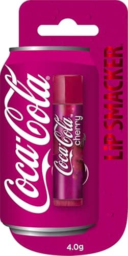 Image of Lip Smacker Coca Cola Collection Cherry Cola Flavour Lip Balm Inspired by Coca-Cola Moisturising and Refreshing, Pack of 1